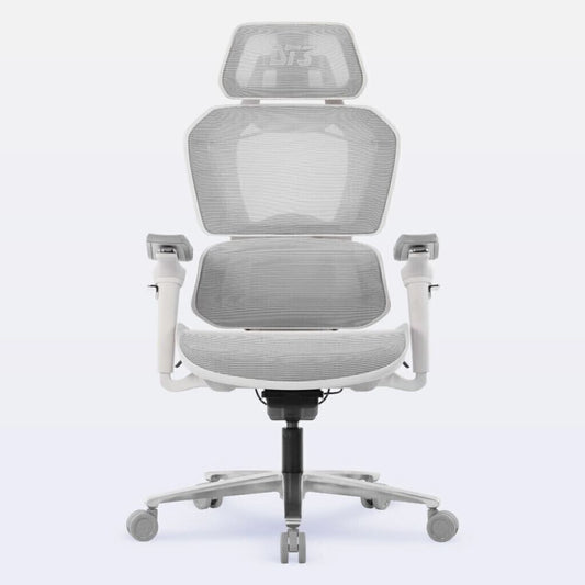 Silla de Oficina DT3 Ergonomica Chrono con Revestimiento Malla DT3 Vintex-C, Reposa Cabezas con Ajuste de Altura y Rotacion, 