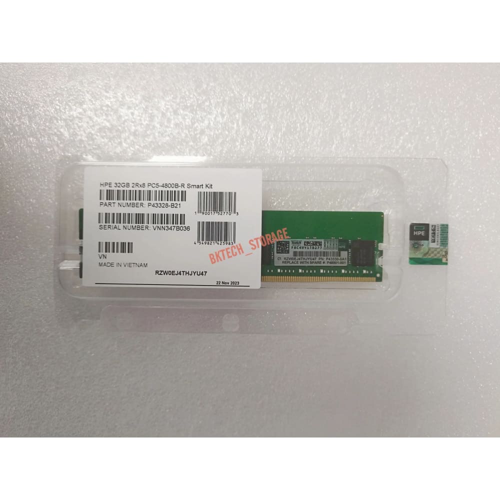 Memoria RAM HP Enterprise 32GB 2rx8 PC5-4800B-R Smart kit P43328-B21
