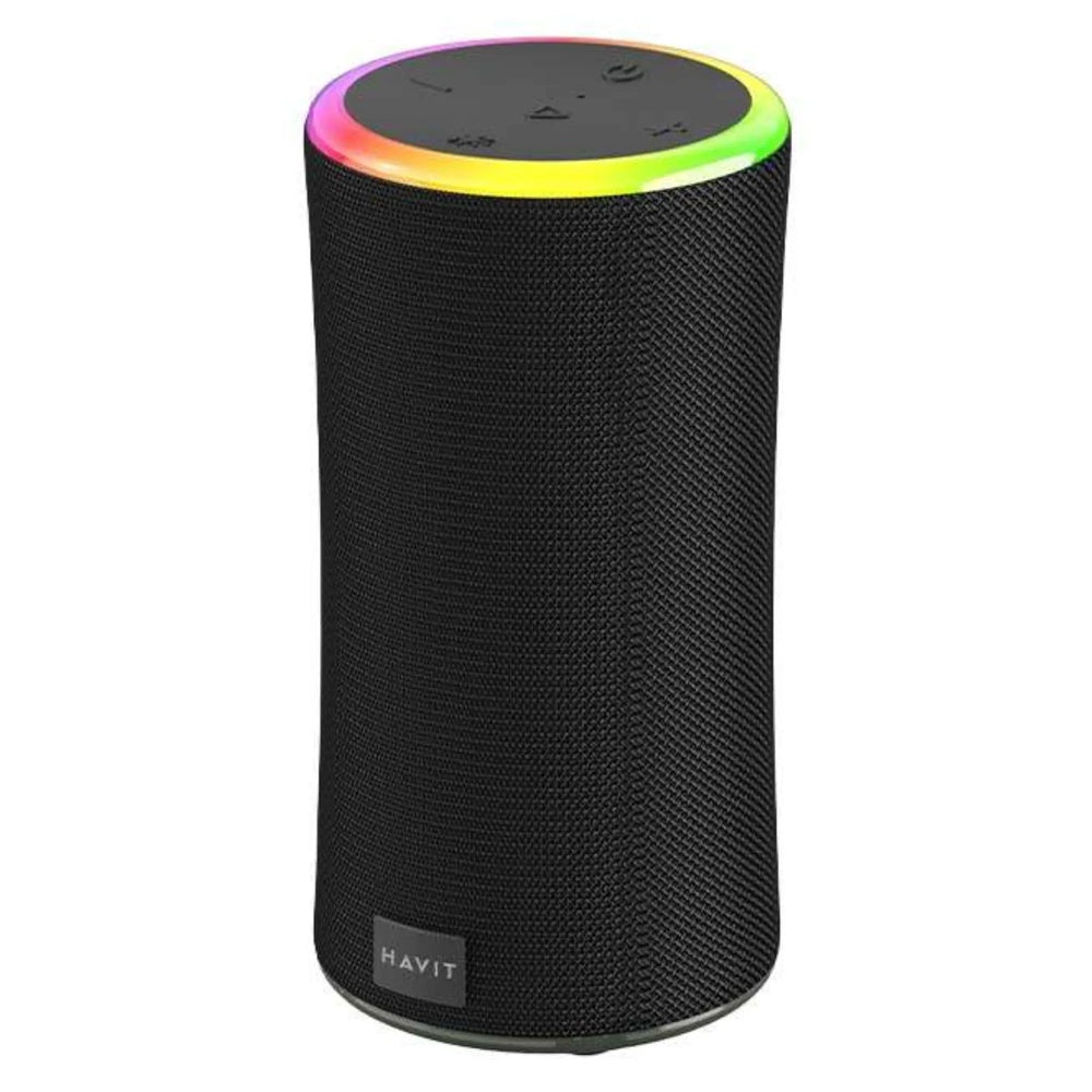 Parlante Havit Bluetooth v5.3 RGB IPX6 20Wx2 Bateria hasta 10horas Puerto de Carga USB-C SK833BT