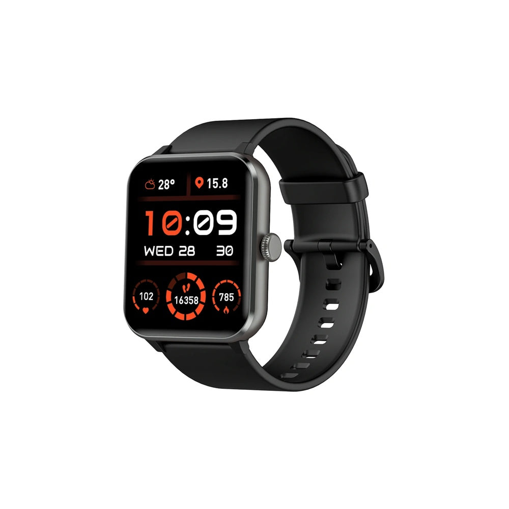 Reloj Smartwatch Blackview Pantalla 1.85" HD Llamada Bluetooth y Asistente de Voz Bateria 350mAh IP66 color Negro R50-BK