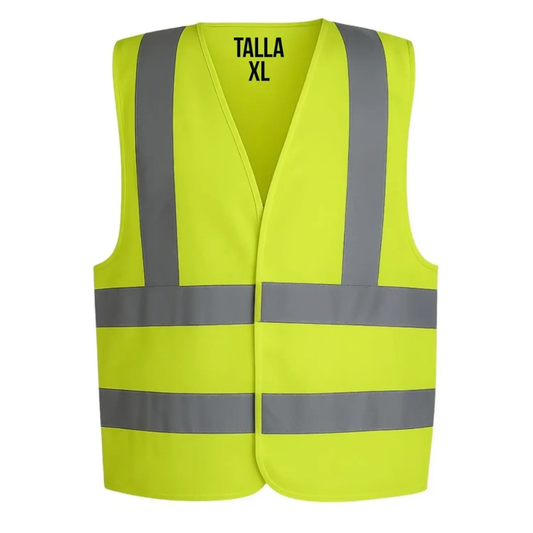 Chaleco Reflectivo Ackerland con Cierre KP color Amarillo Talla XL RP0839