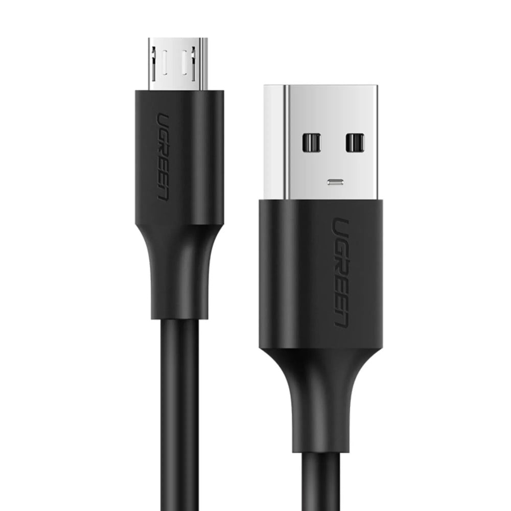 CABLE Ugreen USB-A a Micro USB Longitud 1m Carga Segura 2Amp Transferencia de Datos Diseño Antienredos 60136