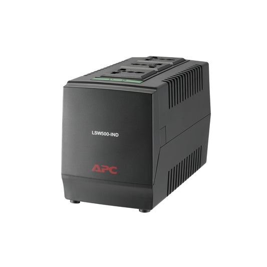 Estabilizador APC Regulador de Voltaje 500 VA con 3 Enchufes Universales LSW500-IND