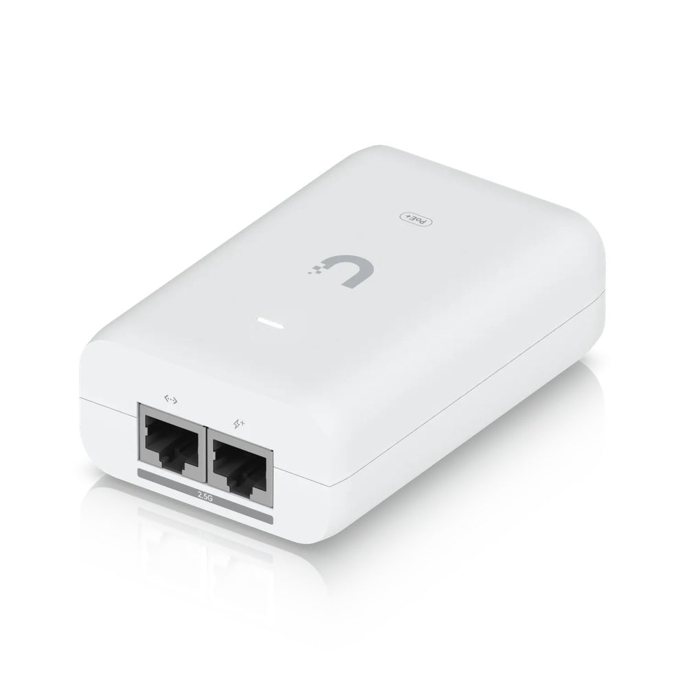 Inyector PoE Ubiquiti PoE+ 2.5Gb 30Watts 48Vdc 0.65Amp Compatible U6 U7 UACC-PoE+-2.5G