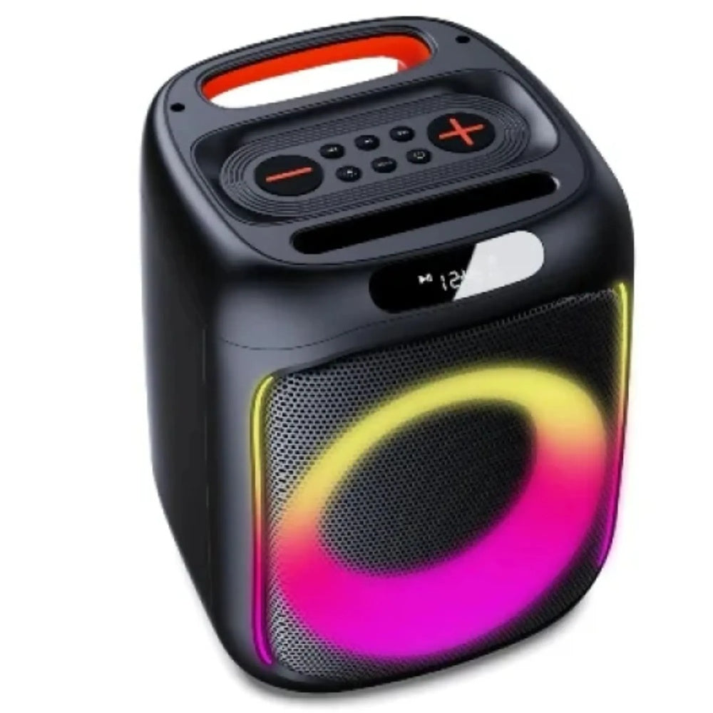 Altavoz Havit 6.5" iluminacion RGB Potencia 60W Bateria 2.2horas Compatible BT v5.1 USB TF FM AUX Carga USB-C SQ146BT-BK