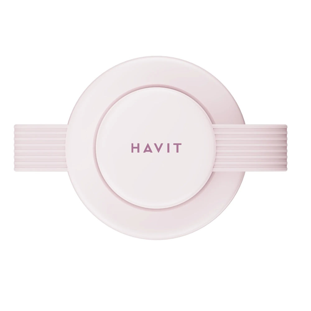 Estacion de Carga 3en1 Havit Plegable 15W Carga Celular Audifonos y Reloj al Mismo Tiempo Diseño Plegable Rosa W3105-PK