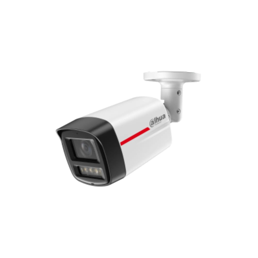 Camara IP Dahua Bala 8MP Metalica Wizcolor Wizsense Luz 50m Microfono SMD Plus MicroSD PoE IP67 IPC-HFW2849TL-S-LED-28-PR