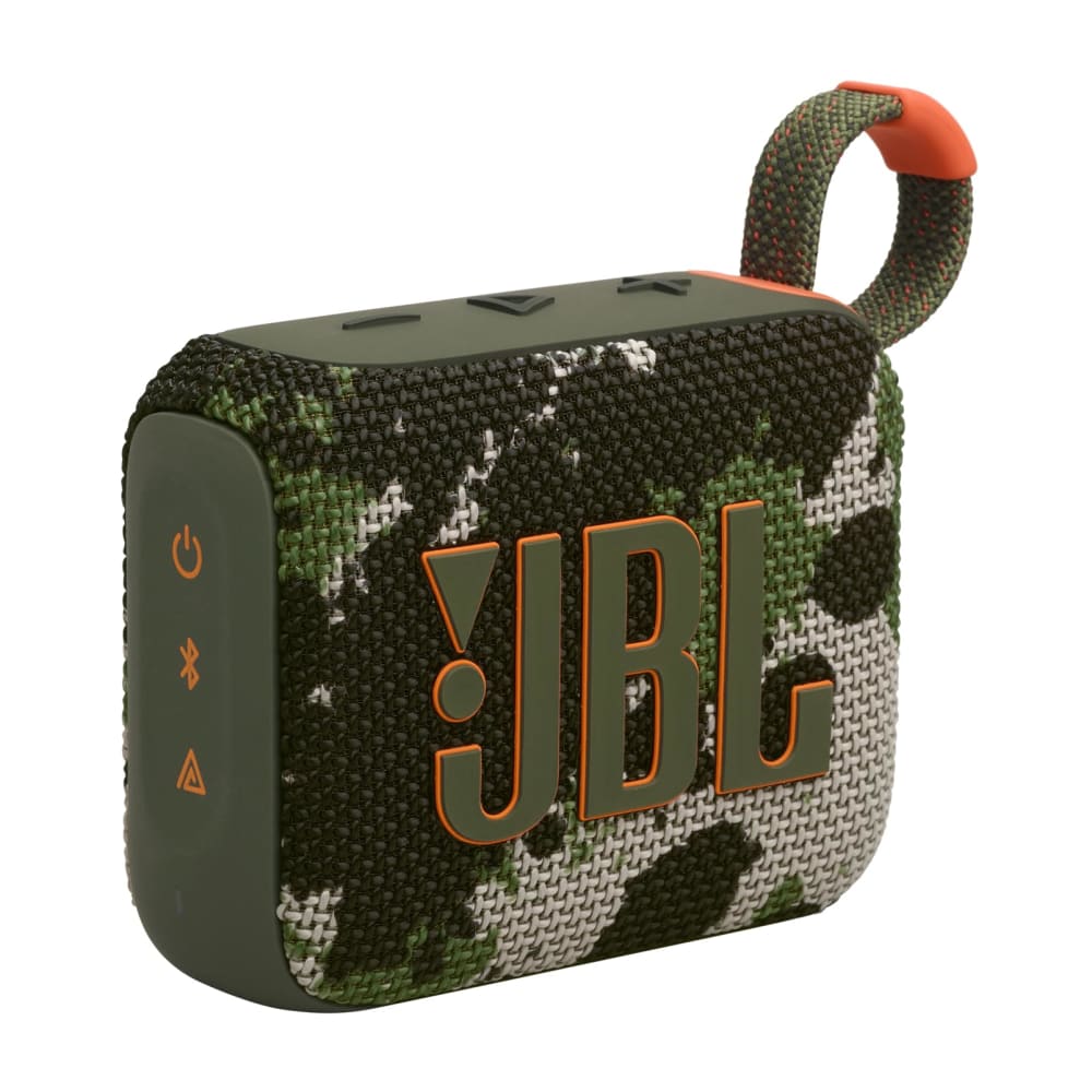 Parlante JBL GO4 Bateria hasta 7 horas Conexion Auracast 2 Parlantes color Camuflado JBLGO4SQUADAM