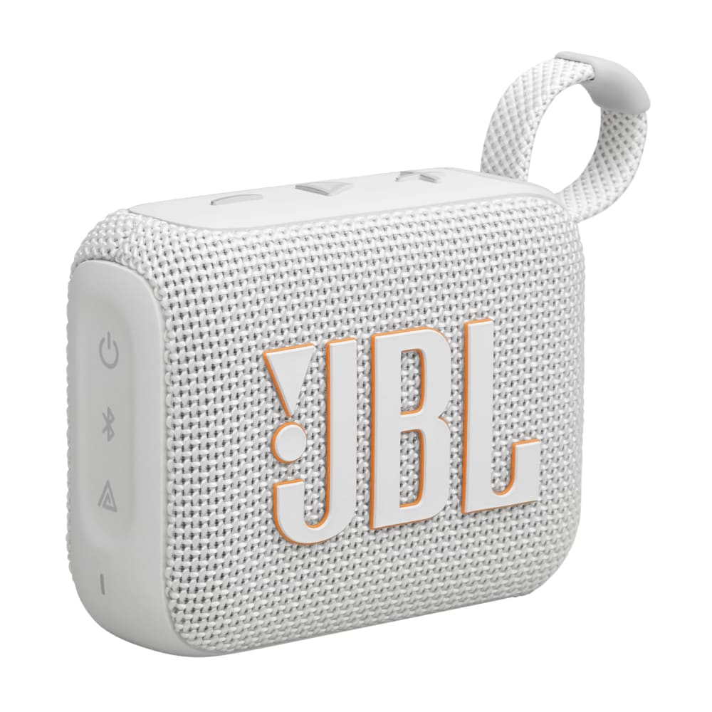 Parlante JBL GO4 Bateria hasta 7 horas Conexion Auracast 2 Parlantes color Blanco JBLGO4WHTAM