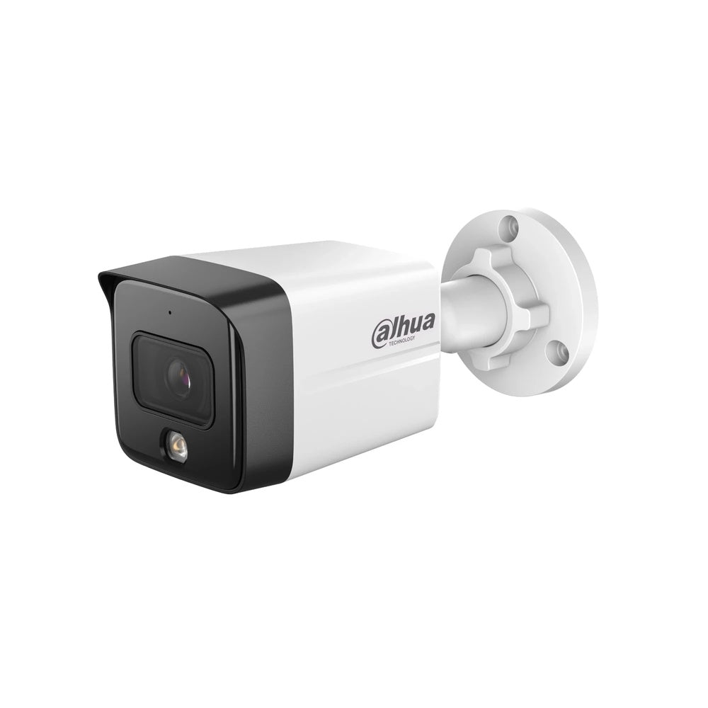 Camara IP Dahua Bala 8MP Metalico Lente 2.8mm Smart Dual Light Luz 30m Microfono PoE IP67 IPC-HFW1839TC-A-IL-S6-QH