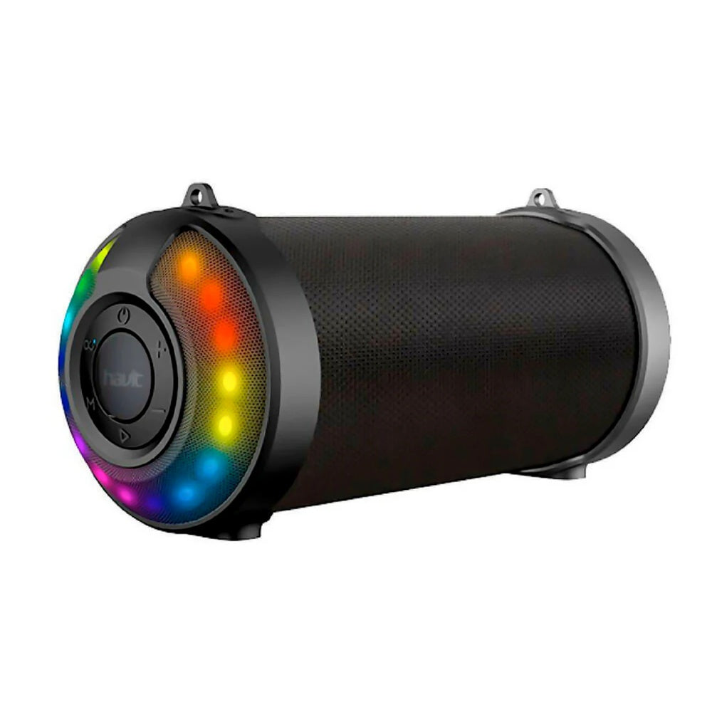 Parlante Havit Portatil RGB USB AUX FM LED BT v5.0 Potencia 8W Bateria 4horas Resistente a Salpicaduras SK841BT
