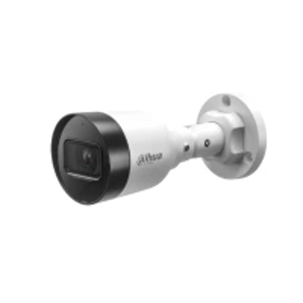 Camara IP Dahua Bala 4MP Metal Plastico con Audio Luz 30m Microfono SMD Plus PoE IP67 IPC-HFW1431S1P-A-28-S6-QH