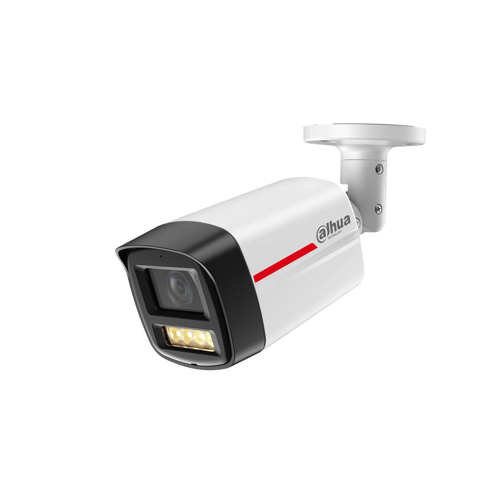 Camara IP Dahua Bala 4MP Metalico Wizcolor Proteccion Perimetral Audio SMD Plus PoE IP67 IPC-HFW2449TLP-S-LEDPROS1
