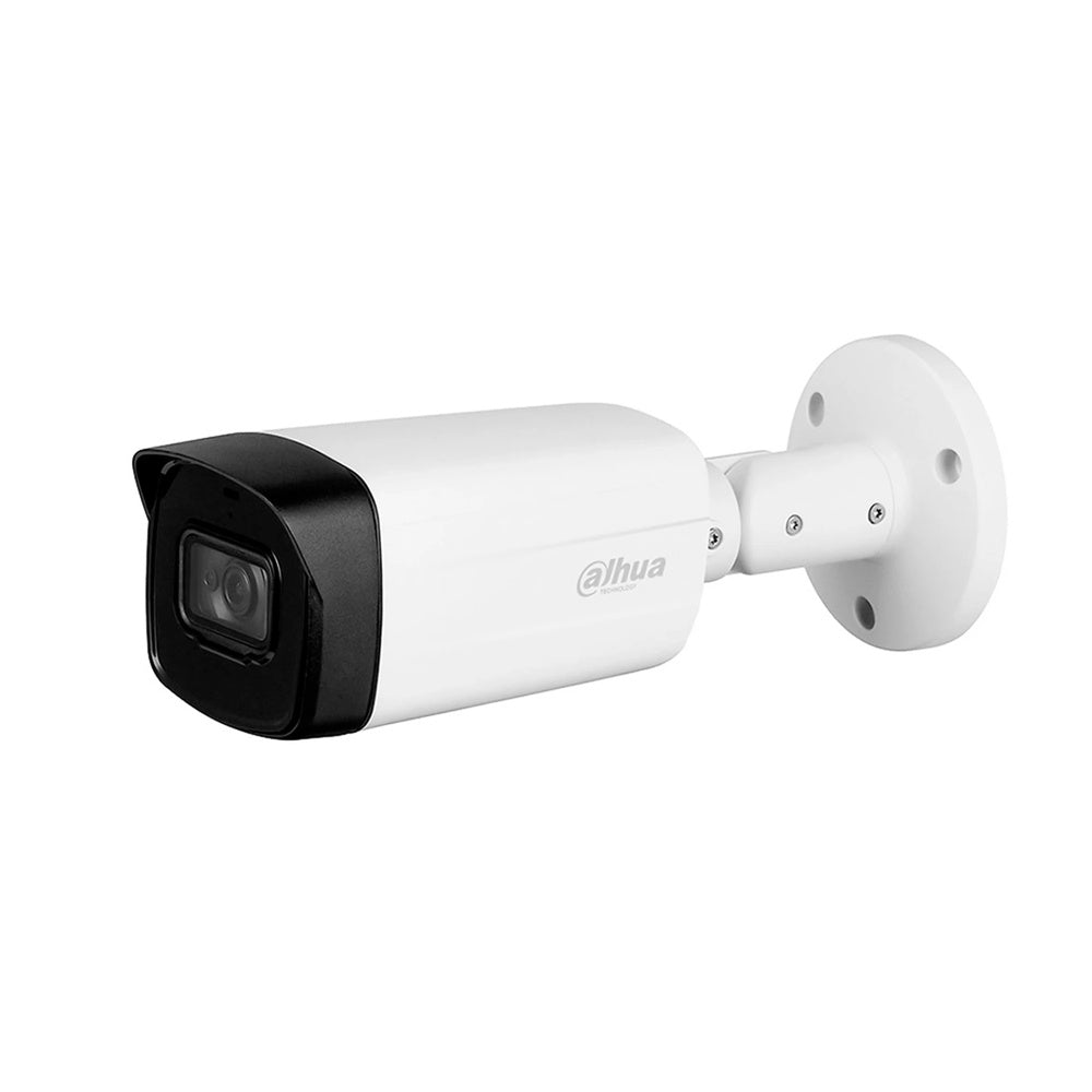 Camara Dahua HDCVI Bala 8MP Metal Plastico Lente 3.6mm Luz 80 metros IP67 HAC-HFW1801THN-I8-0360B