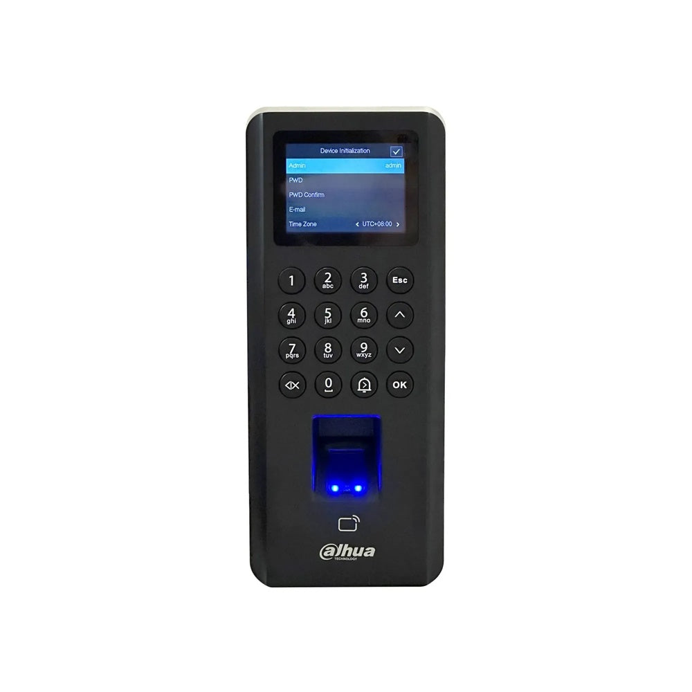 Control de Acceso Dahua Huella Tarjeta Pantalla 2.4" Conexion TCP-IP DHI-ASI2212J-D