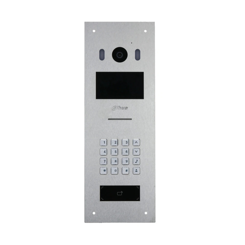 Frente para Calle IP Dahua para Departamento Pantalla LCD 4.3" Soporta Servidor SIP Tarjeta Usuario IK08 DHI-VTO6521K-S2