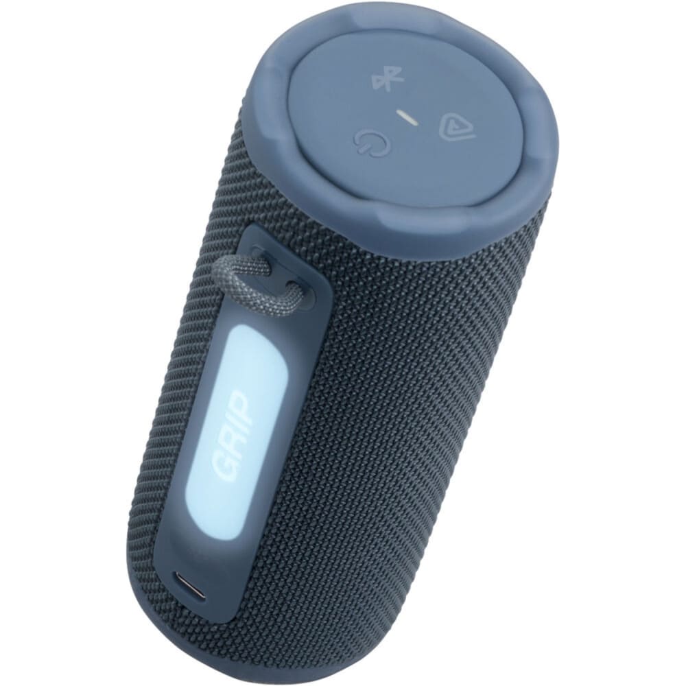 Parlante JBL Grip AI Sound Boost iluminacion Dinamica Trasera Compacto y Ergonomico 16Watts Bateria hasta 14 horas IP68 color