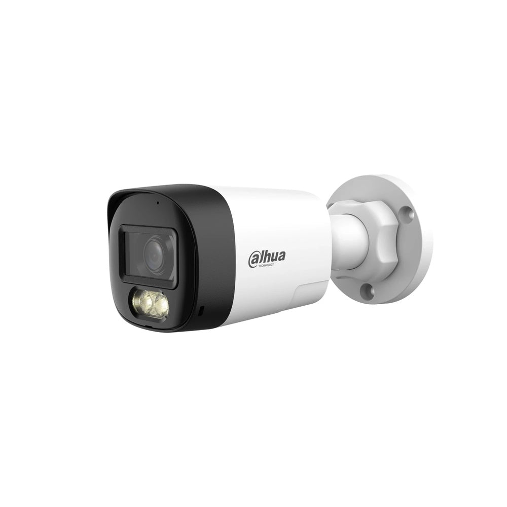 Camara Dahua HDCVI Bala 5MP Lente 2.8mm Audio 2 Vias Smart Dual Light IR 30m IP67 HAC-HFW1500RL-IL-T-28-DIP
