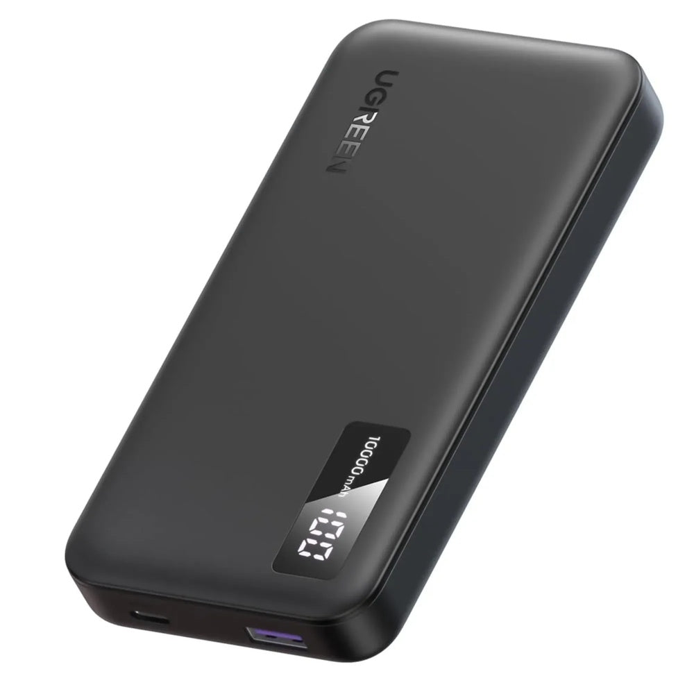 Power Bank Ugreen 10.000mAh 20W Carga Rapida Simultanea 1xUSB-A 212.5W 1xUSB-C 20W Pantalla LED 25742