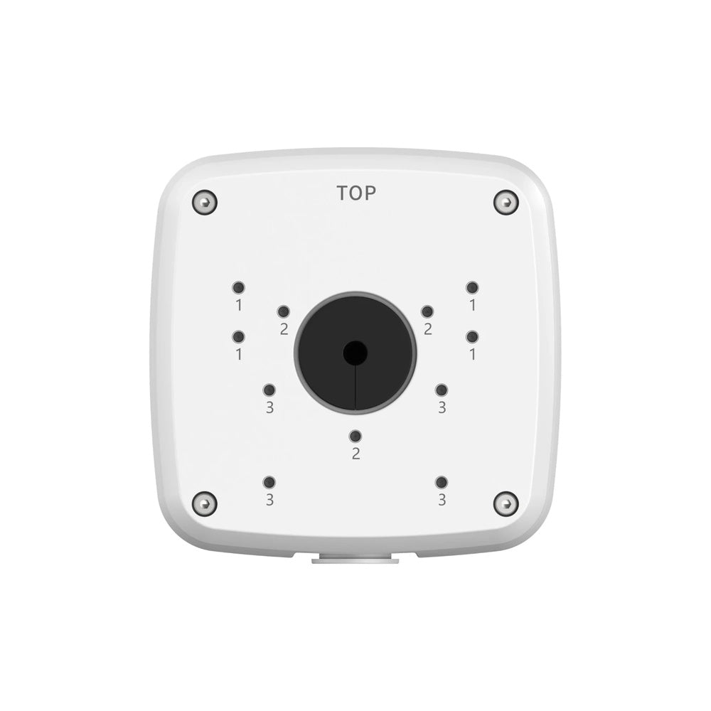 Caja para Conexiones Dahua para Camaras Material Aleacion de Aluminio IP66 color Blanco DH-PFA3331S