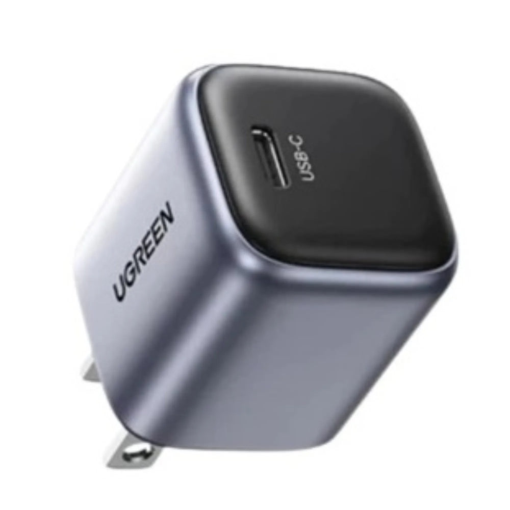 Cargador Ugreen 20W GaN USB-C Compatible con PD3.0 QC4.0 FCP SCP 4 Niveles de Proteccion Proteccion Termica 55527