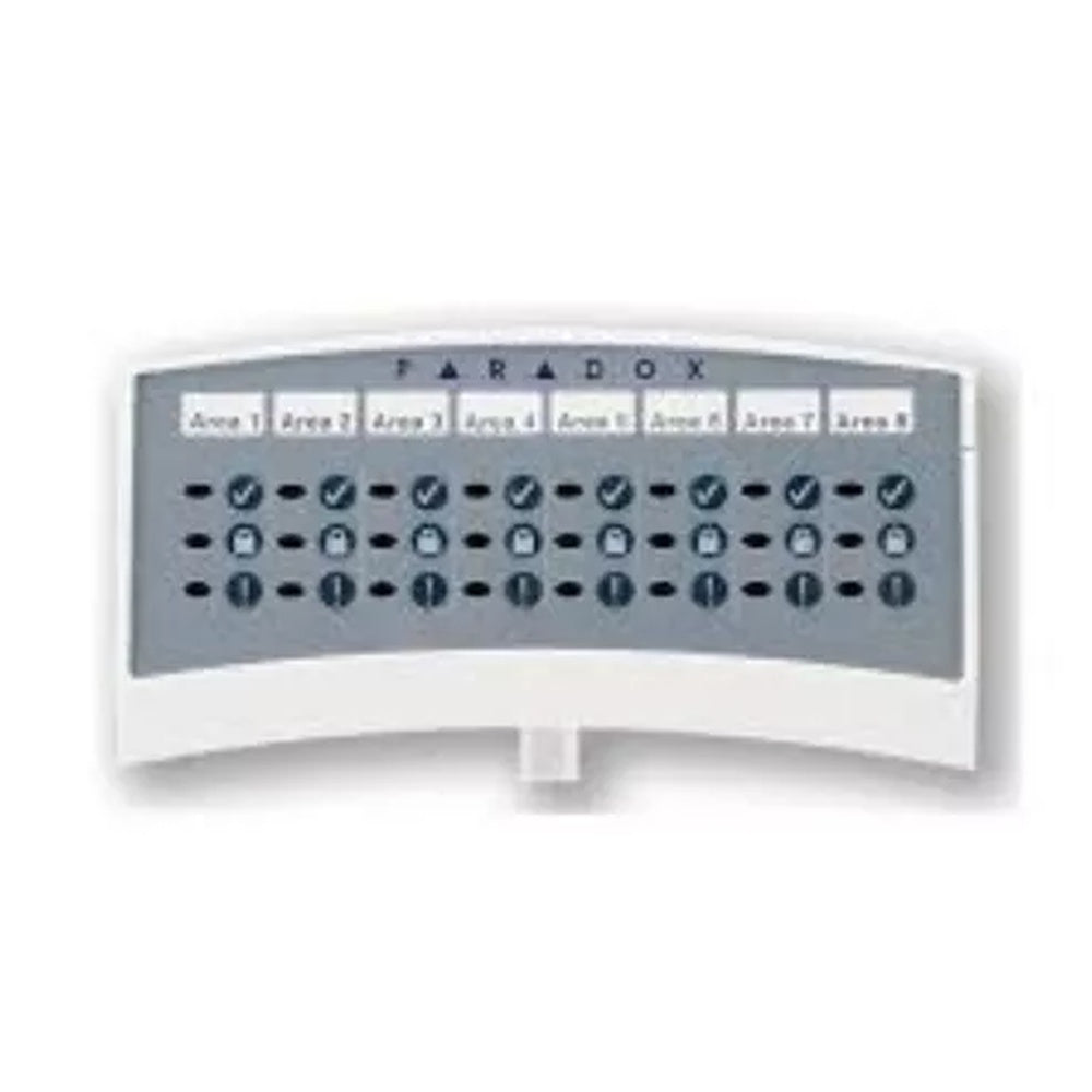 Anunciador Remoto Paradox tipo Teclado Compatible con EVO Muestra el Estado de las 8 Particiones ANC1
