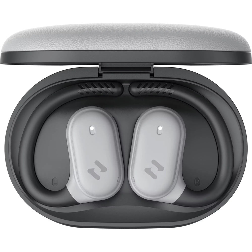 Auriculares Havit TWS de Oido Abierto Reduccion de Ruido AMB Bateria hasta 8.5 horas IPX5 color Gris OWS915-GREY