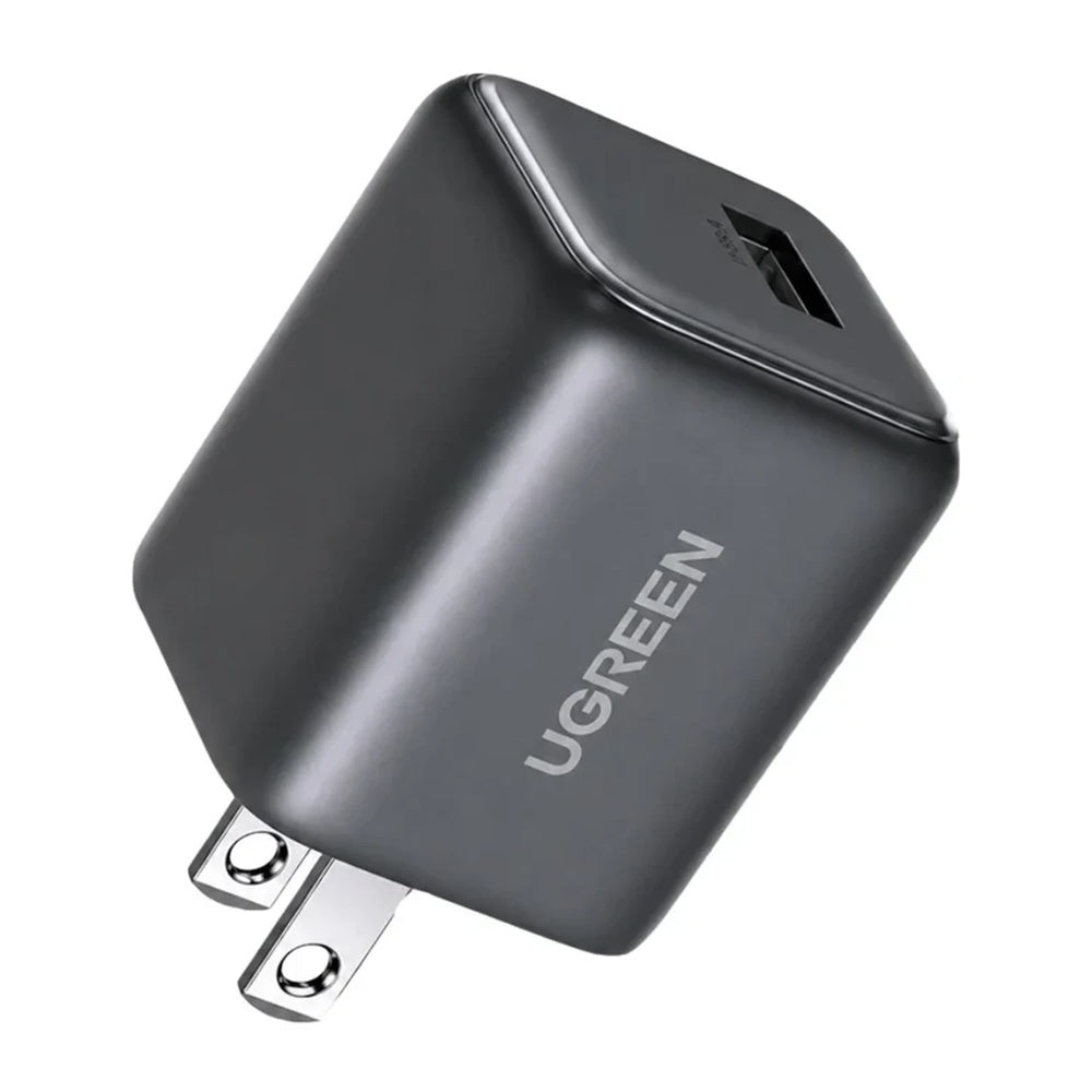 Cargador Ugreen 18W GaN Carga Rapida Diseño Ultracompacto Compatibilidad Universal 1xUSB-A QC3.0 Ultra Compacto 75953