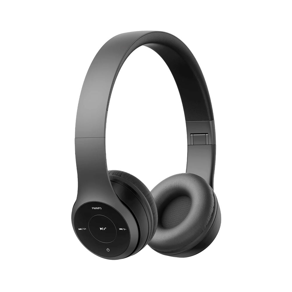Audifonos Havit Bluetooth v4.2 Entrada Auxiliar Radio FM Ranura MicroSD Controles color Negro HV-H2575BT-B