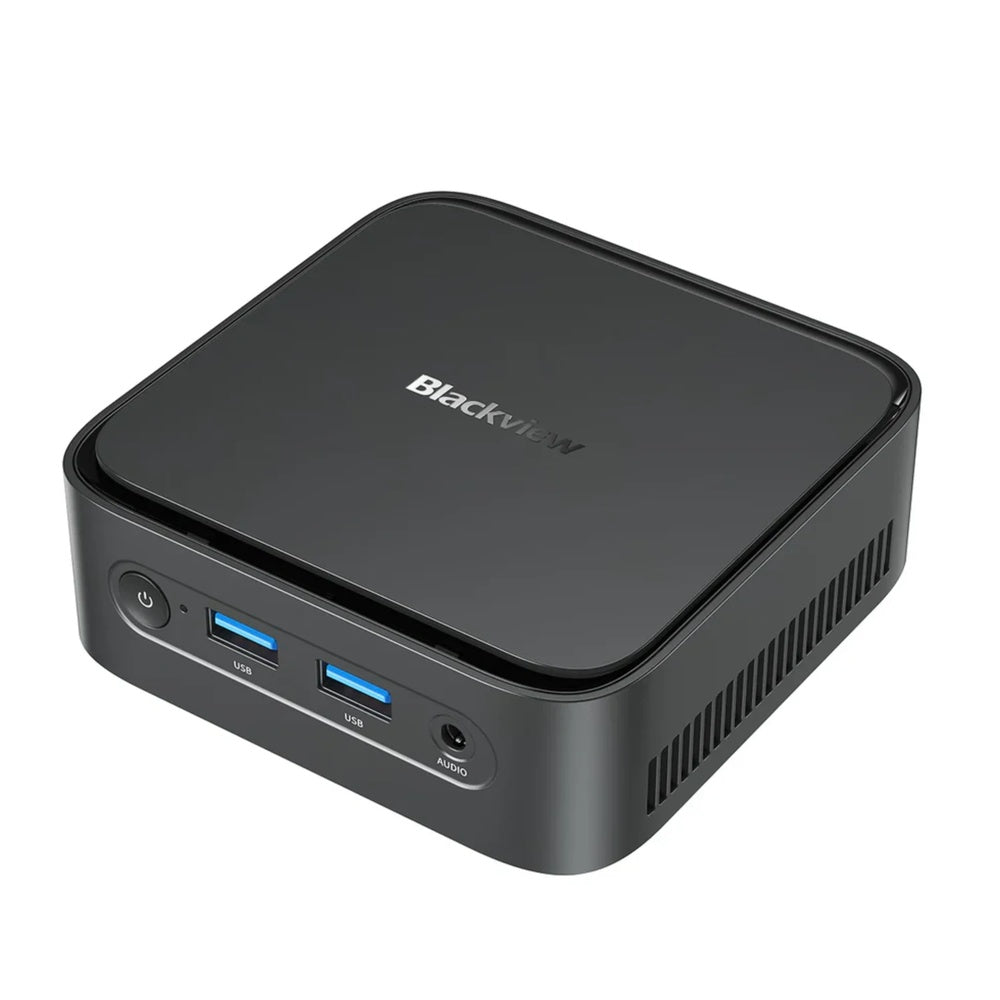 Mini PC Blackview AMD Ryzen 3500U 3.7GHz RAM 16GB Disco 512GB Video 4K WiFi Dual BTv4.2 Windows 11Pro Negro MP50-BLACK