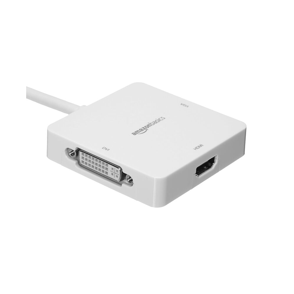 Adaptador Hub Amazon Basic Mini Display Port Thunderbolt 2 a HDMI VGA DVI JVAR_5