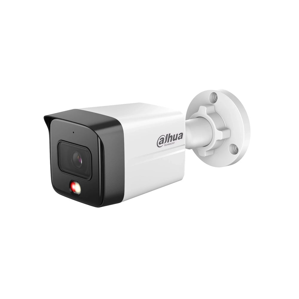 Camara IP Dahua Bala 8MP Metalico Lente 2.8mm Smart Dual Light Luz 30m Microfono PoE IP67 IPC-HFW1839TC-A-IL-S6-QH