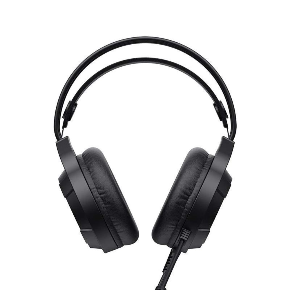 Audifono Gamer Havit RGB Conexion Dual Aux+USB Alta Fidelidad Drivers 50mm Diadema Ajustable Cable 2.1m H2049d-BK
