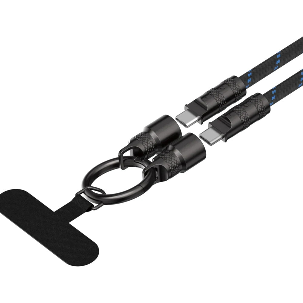 Cable Havit USB-C a USB-C Resistente Material Aleacion de Zinc+Malla Tejida Resistente PD60W Longitud 1.2m CB6340-BKBL