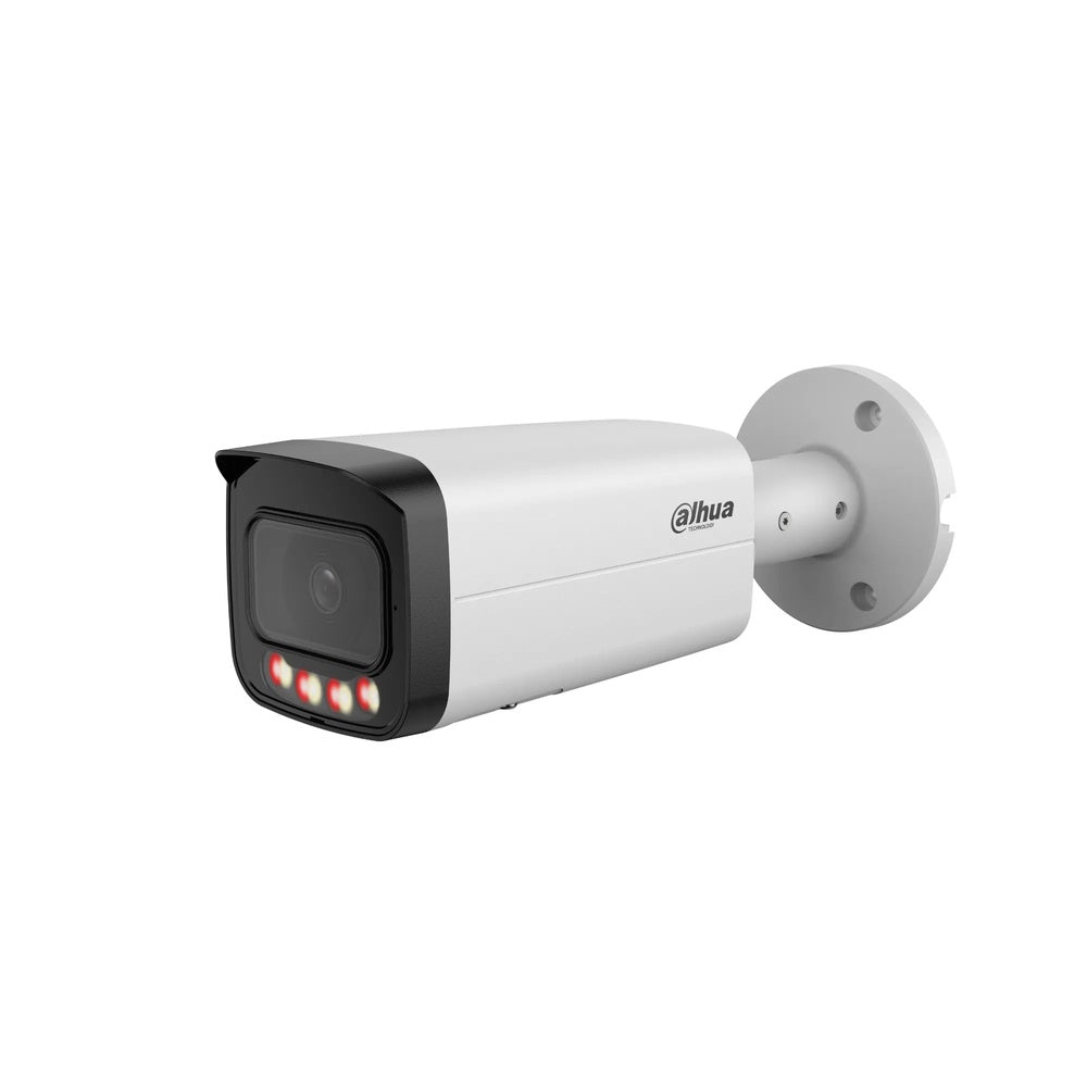 Camara IP Dahua Bala 12MP Wizsense Smart Dual Light Microfono Luz 30m Micro SD 256GB PoE IP67 IPC-HFW21249T-S-IL-28-S2
