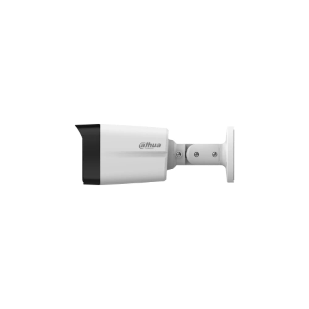 Camara Dahua HDCVI Bala 5MP Metal Plastico Lente 2.8mm Audio Luz 30m Microfono Integrado IP67 HAC-HFW1500TLM-IL-A-28-DI