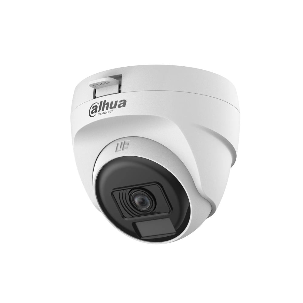 Camara Dahua HDCVI Domo 5MP Lente 2.8mm Cooper Plastico Luz 25m CVI CVBS AHD TVI HAC-T1A51-U-IL-A-S3-DIP