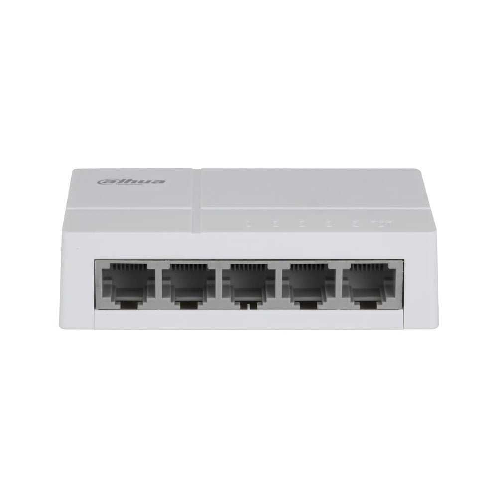 Switch Dahua 5 Puertos 10/100Mbps Switching 1Gbps Certificado CE Plastico DH-SF1005L