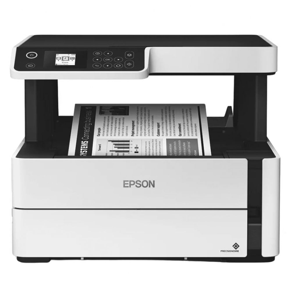 Impresora Epson Multifuncional M2170 Monocromatica con Sistema de Tinta Continuo Conectividad USB WiFi y Ethernet C11CH43303