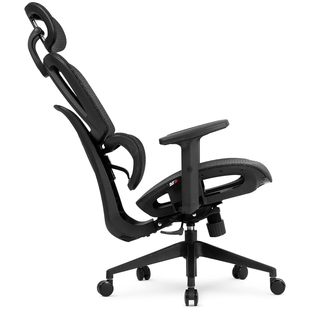 Silla de Oficina DT3 Transpirable con Forro Vidartex Mesh, Soporte Lumbar, Reposa Cabezas 2D, Brazo 1D con Ajuste de Altura, 