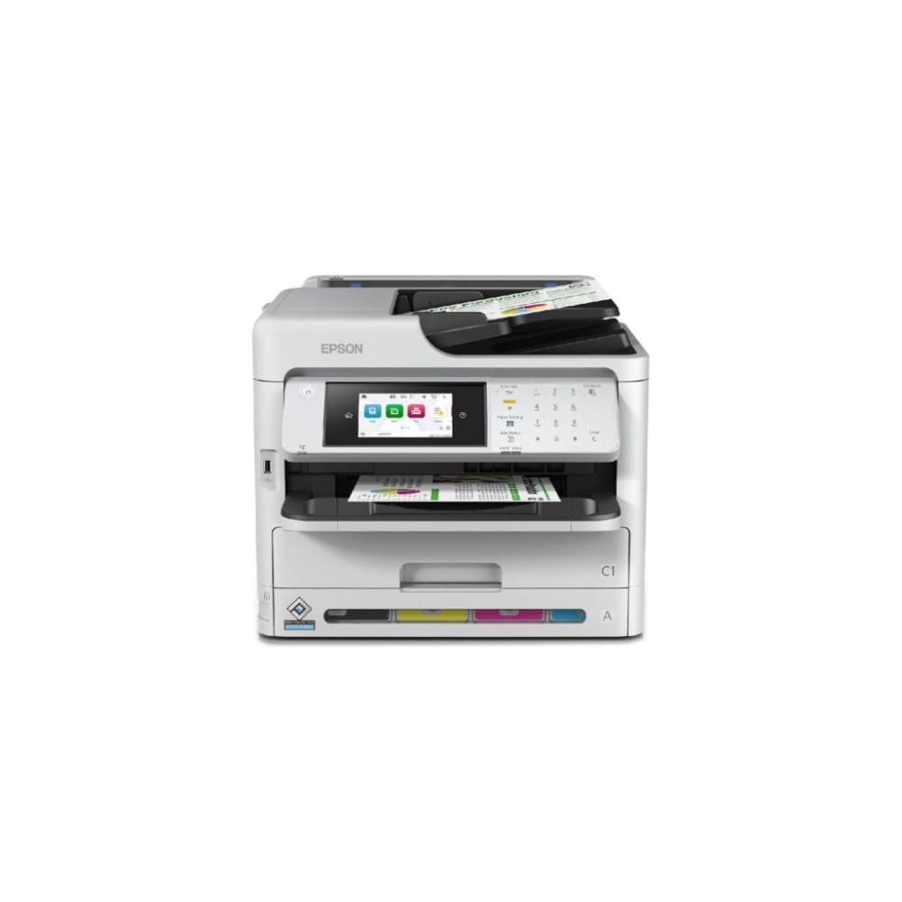 Impresora Epson Multifuncional WorkForce WF-C5810 Impresora Escaner Copiadora Fax Duplex Conectividad USB WiFi y Ethernet C11