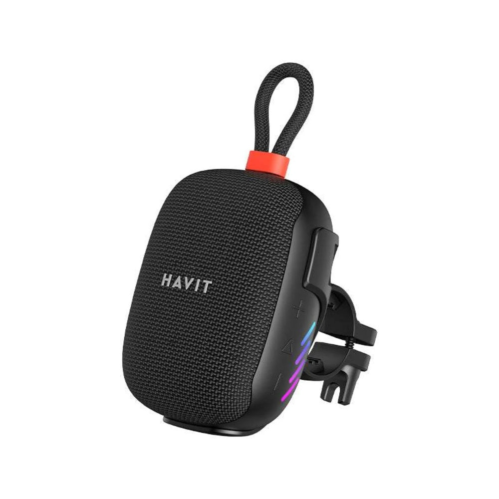 Parlante Havit Portatil para Bicicletas 5W Bateria 6 horas Manos Libres Entrada USB-C Resistente al Agua IPX7 SK929BT