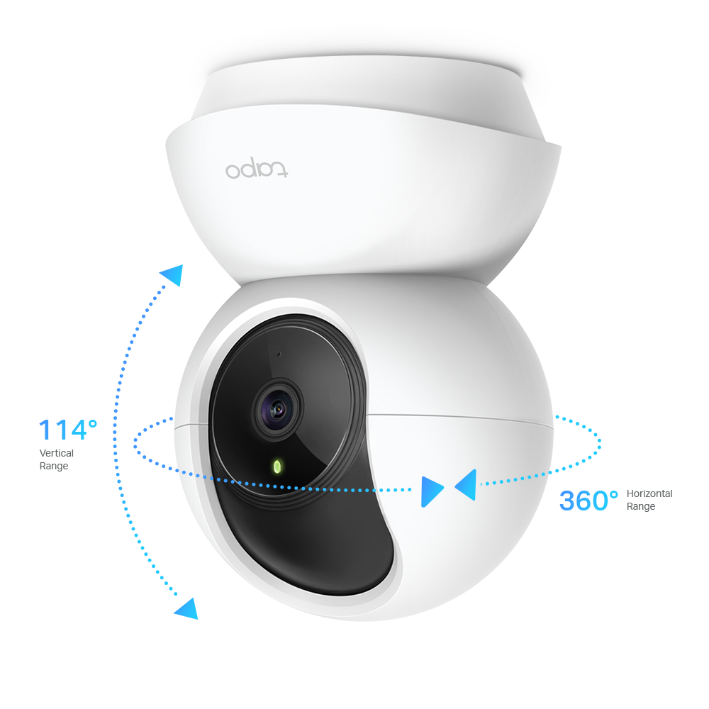 Camara Tapo Full HD WiFi Giro Horizontal 360grados con sensor movimiento audio de 2 vias TAPO C200