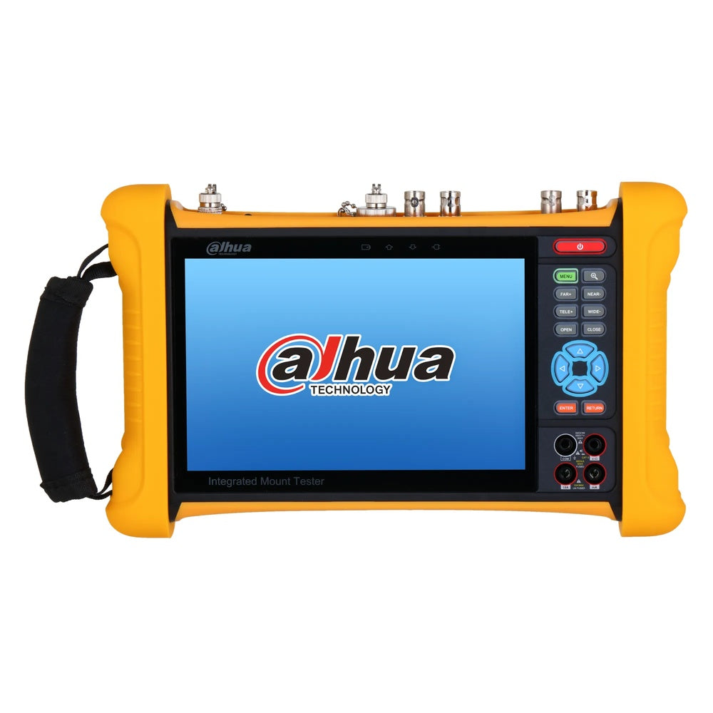 Tester Dahua para Camaras IPC HDCVI AHD HDTV CVBS HDMI In/Out Pantall 7" HD Tactil Testeo Cable de Red PFM906-E-V2