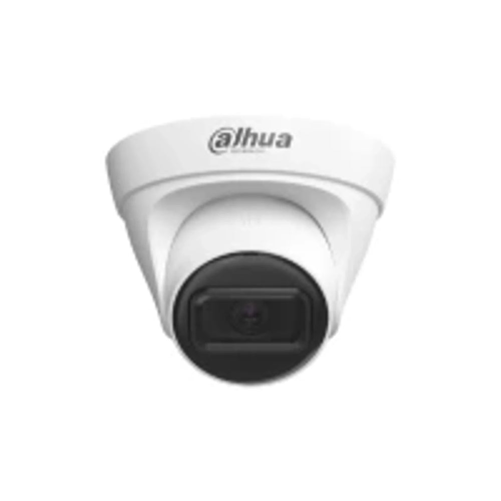 Camara IP Dahua Domo 2MP 2.8mm Metal Plastico Luz 30m ROI DWDR 3D NR HLC BLC 12Vdc PoE IP67 IPC-HDW1230T1-0280B-S6-QH