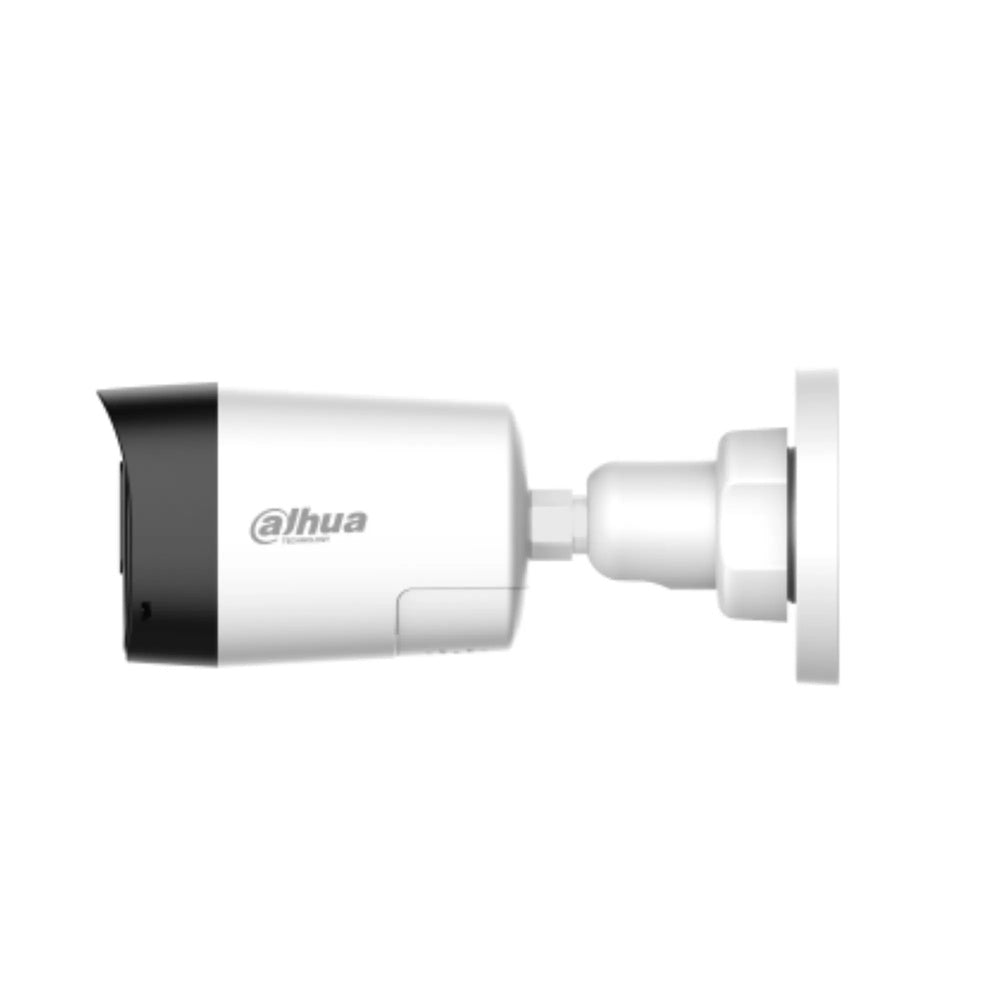 Camara Dahua HDCVI Bala 2MP Lente 2.8mm Plastico Smart Dual Light Audio 2 Vias Luz 30m IP67 HAC-HFW1200RL-IL-T-28-DIP