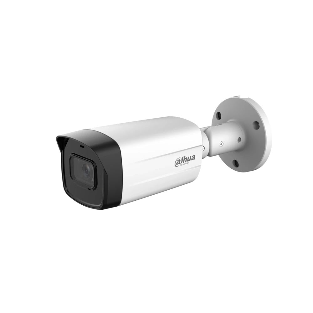 Camara Dahua HDCVI Bala 5MP Lente 3.6mm Metalico IR 80m Microfono Starlight DWDR IP67 HAC-HFW1500TM-I8-A-S3-DIP