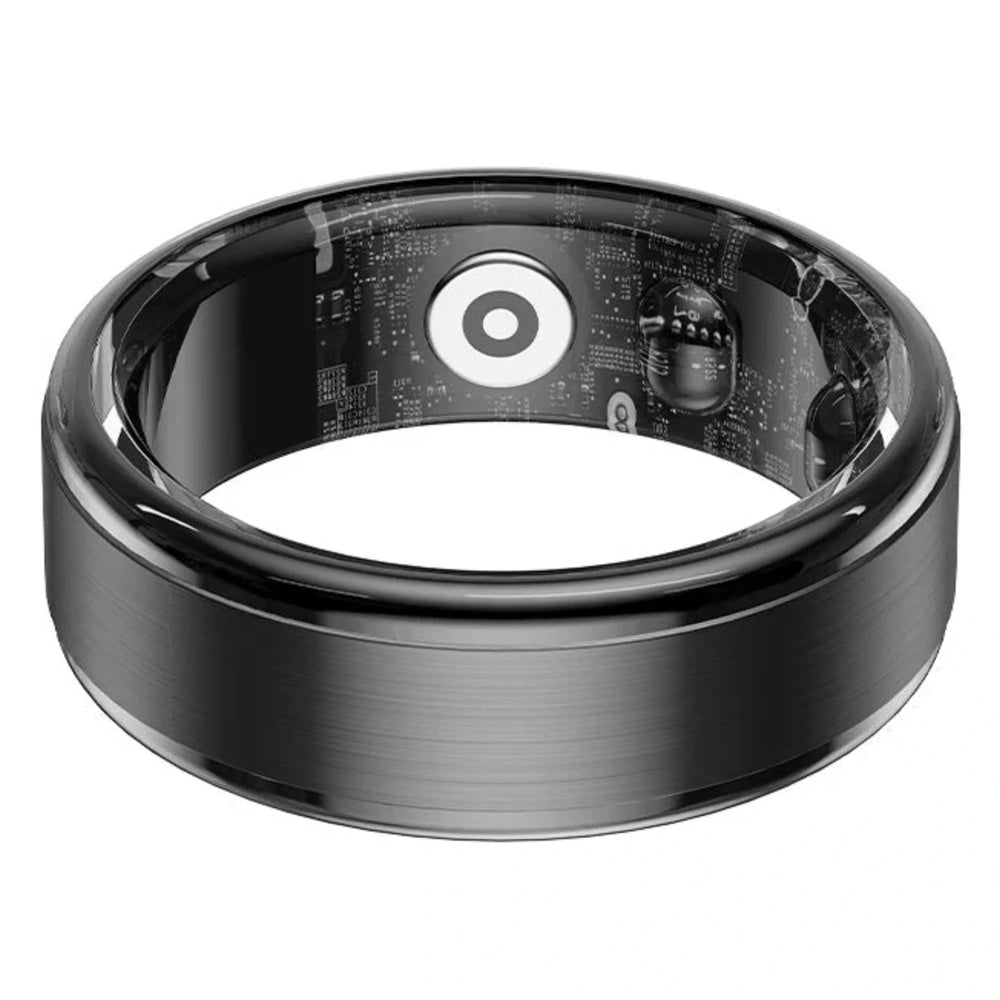 Anillo Inteligente Havit Tamaño #12 Diametro Monitorea Salud Resistencia 5ATM Estuche carga 13 veces Negro M7083-12-BK