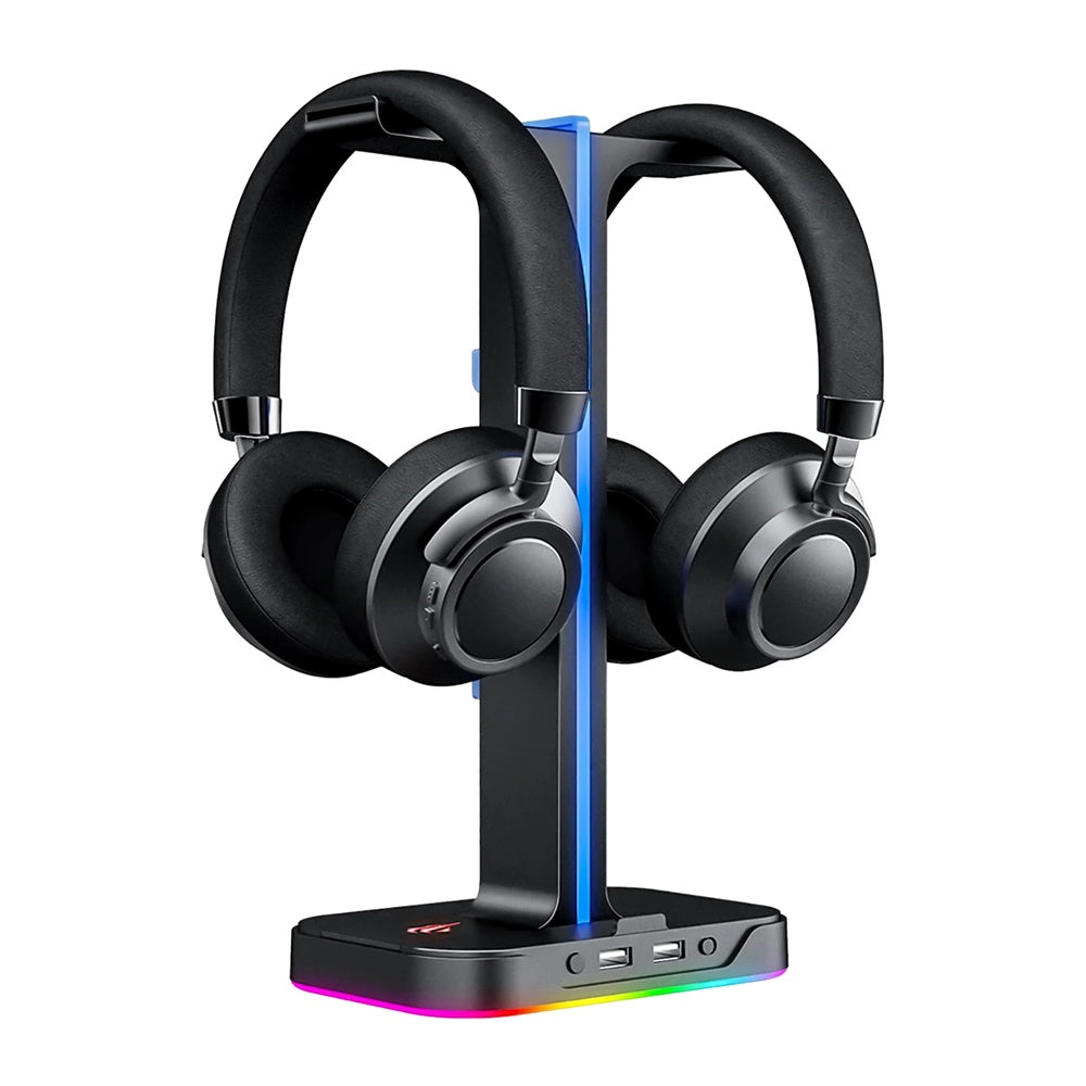 Soporte para Audifono Havit RGB Hub USB 2.0 TH650
