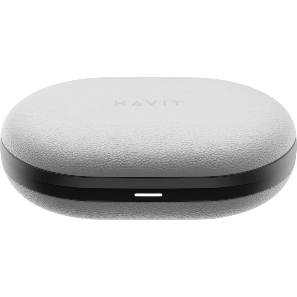Auriculares Havit TWS de Oido Abierto Reduccion de Ruido AMB Bateria hasta 8.5 horas IPX5 color Gris OWS915-GREY